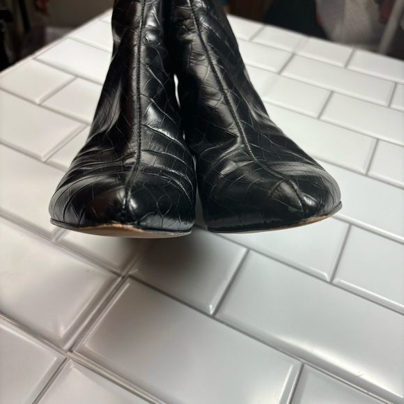 Dolce Vita Coltyn Black Leather Rear Zip Bootie size‎ 8 - Picture 9 of 16